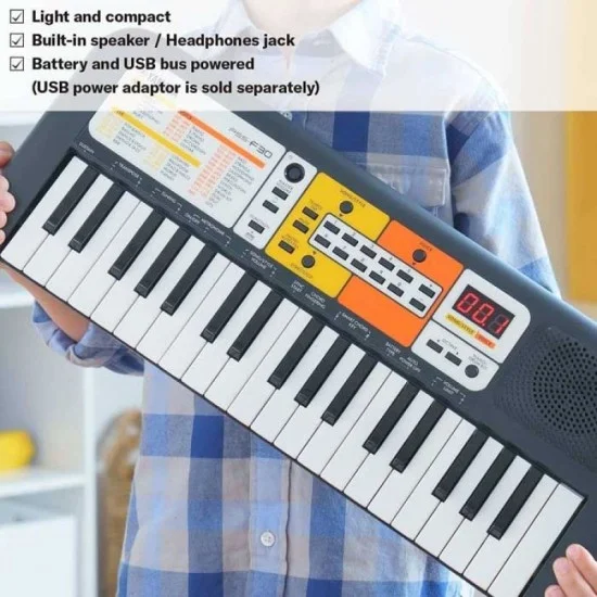 Yamaha Piano (PSS-F30) Portable – Black